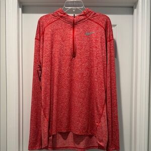 Nike Dri-FIT Red Quarter-Zip
